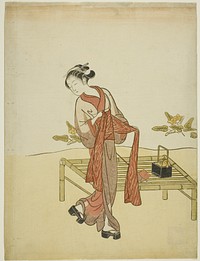 By the Stream by Suzuki Harunobu