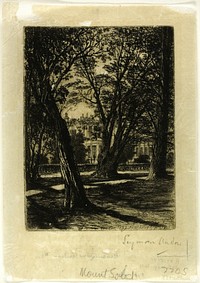 Kensington Gardens, No. I (small plate) by Francis Seymour Haden