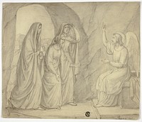 Three Maries at the Tomb by Freiherr von Arthur George Ramberg