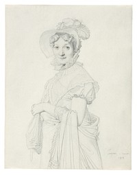 Portrait of a Young Woman by Jean Auguste Dominique Ingres