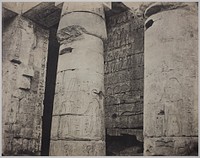Medinet Habu, Mortuary Temple of Ramses III, Left Wall (Médinet-Habou, Temple funéraire de Ramsès III, paroi gauche by John Beasley Greene