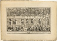 Decoration for a Masked Ball given by the King by Charles Nicolas Cochin, I