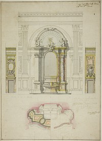 Design for an Altar in the Church of the Confraternity of Santissima Trinita, Turin by Filippo Juvara