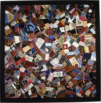 Bedcover (Altered or Unfinished Crazy Quilt) by Phyllis Rothschild