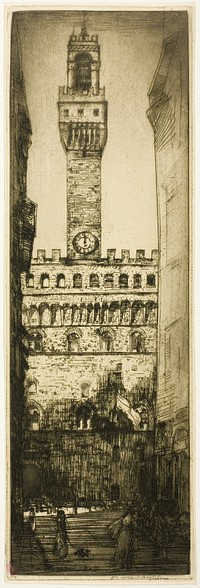 Palazzo Vecchio, Florence by Donald Shaw MacLaughlan