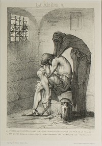 Plate Five from Misery by Charles Rambert