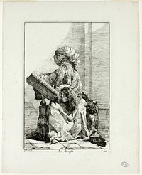Le Moufti, plate ten from Caravanne du Sultan à la Mecque by Joseph Marie Vien, I