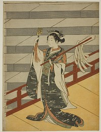 The Kagura Dancer by Suzuki Harunobu