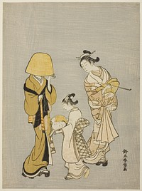 The Face in the Mirror by Suzuki Harunobu