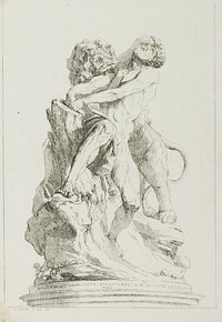 Milo of Croton by Hutin, Charles François
