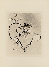 Jane Avril, from Le Café-Concert by Henri de Toulouse-Lautrec