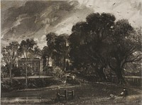 Frontispiece, to Mr. Constable's English Landscape, East Bergholt, Suffolk by David Lucas