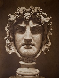 Mask of Medusa (Masque de Méduse) by Adolphe Braun