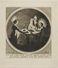 The Holy Family at Table by Jacques Callot