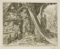 Judith Slaying Holofernes, plate six from The Story of Judith and Holofernes by Philip Galle