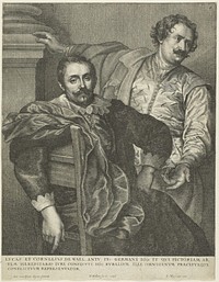 Lucas and Cornelis de Wael by Wenceslaus Hollar