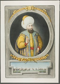 Amurat Kahn II, from Portraits of the Emperors of Turkey by John Young