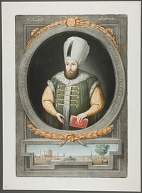 Mustapha Kahn, from Portraits of the Emperors of Turkey by John Young