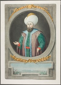 Amurat Kahn I, from Portraits of the Emperors of Turkey by John Young