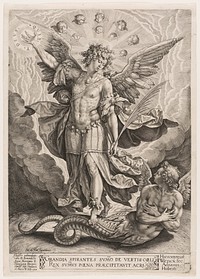 St Michael Triumphing Over the Dragon by Jerome Wierix