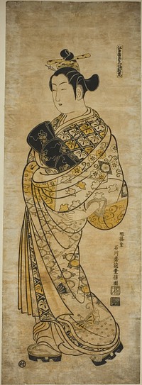 The Yoshiwara in Edo - A Set of Three (Edo Yoshiwara sanpukutsui) by Ishikawa Toyonobu
