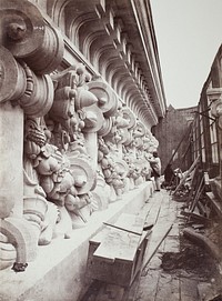 Stage Frieze and Cornice by Louis-Emile Durandelle