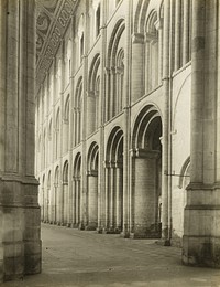 Ely Cathedral: Nave from under West Tower by Frederick H. Evans