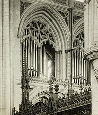 Ely Cathedral: Choir Triforium, North Side by Frederick H. Evans