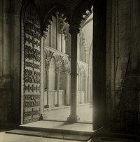 Ely Cathedral: Galilee Porch from Nave by Frederick H. Evans