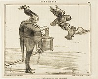 Two Grand Dukes Leaving for Sebastopol, plate 166 from Actualités by Honoré-Victorin Daumier