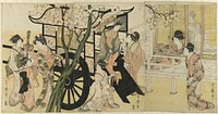 An Imperial Carriage by Kitagawa Utamaro