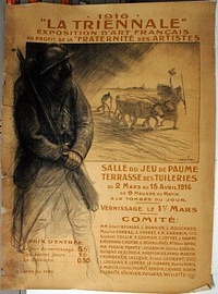 1916 "La Triennale" by Théophile-Alexandre Pierre Steinlen