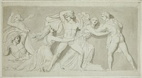 Amphion and Zethus Delivering their Mother Antiope from the Fury of Dirce and Lycus by John Flaxman