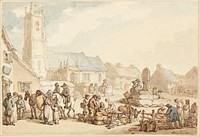 St. Cullum's, Cornwall by Thomas Rowlandson