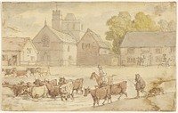 Stanley St. Leonard Church, Gloucestershire by Thomas Rowlandson