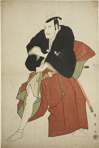 The Actor Matsumoto Koshiro IV as Kakogawa Honzo in the Play Kanadehon Chushingura, Performed at the Kawarazaki Theater in the Fifth Month, 1795 by Katsukawa Shun'ei