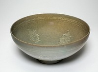 Bowl with Stylized Pomegranate Clusters