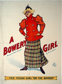 A Bowery Girl by H.C. Miner Lithography Company, N.Y. (Printer)