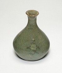 Vase with Chrysanthemum Flower Heads