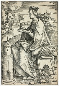 Saint Barbara by Hans Baldung Grien