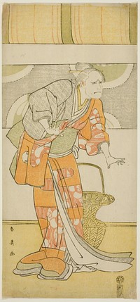 Actor Arashi Ryûzô II as Hachijô in “Pillar Calendar of the Genji and Heike Clans” (“Gempei hashira-goyomi”) by Katsukawa Shun'ei