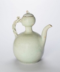 Gourd-Shaped Ewer with Twisted Handle