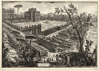 Villa Pamphili outside Porta S. Pancrazio, from Views of Rome by Giovanni Battista Piranesi