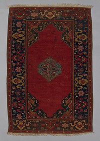 Carpet (Ushak double-ended prayer rug)