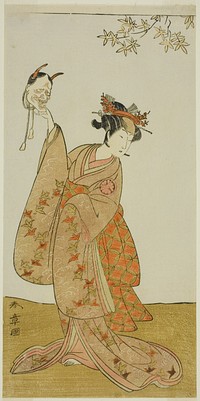 The Actor Segawa Yujiro I as Matsukaze, Sister of Togashi no Saemon, in the Play Gohiiki Kanjincho (Your Favorite Play Kanjincho [The Subscription List]), Performed at the Nakamura Theater from the First Day of the Eleventh Month, 1773 by Katsukawa Shunsho