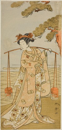 The Actor Segawa Kitsuji III as Murasame in the Play Gohiiki Kanjincho, Performed at the Nakamura Theater in the Eleventh Month, 1773 by Katsukawa Shunsho