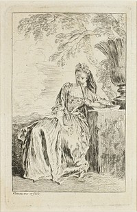 Figures de modes by Jean Antoine Watteau