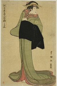 Hamamuraya: Segawa Kikunojo III as the courtesan Koman, from the series "Portraits of Actors on Stage (Yakusha butai no sugata-e)" by Utagawa Toyokuni I