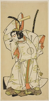 The Actor Nakamura Nakazo I as Prince Koreakira (?) in the Play Gohiiki Kanjincho, Performed at the Nakamura Theater in the Eleventh Month, 1773 by Katsukawa Shunsho