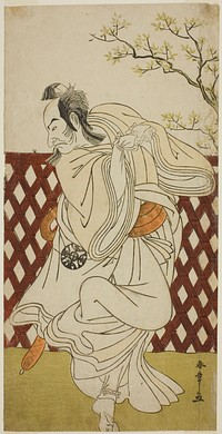 The Actor Nakamura Nakazo I as Sakon-gitsune in the Play Hana-zumo Genji Hiiki, Performed at the Nakamura Theater in the Eleventh Month, 1775 by Katsukawa Shunsho